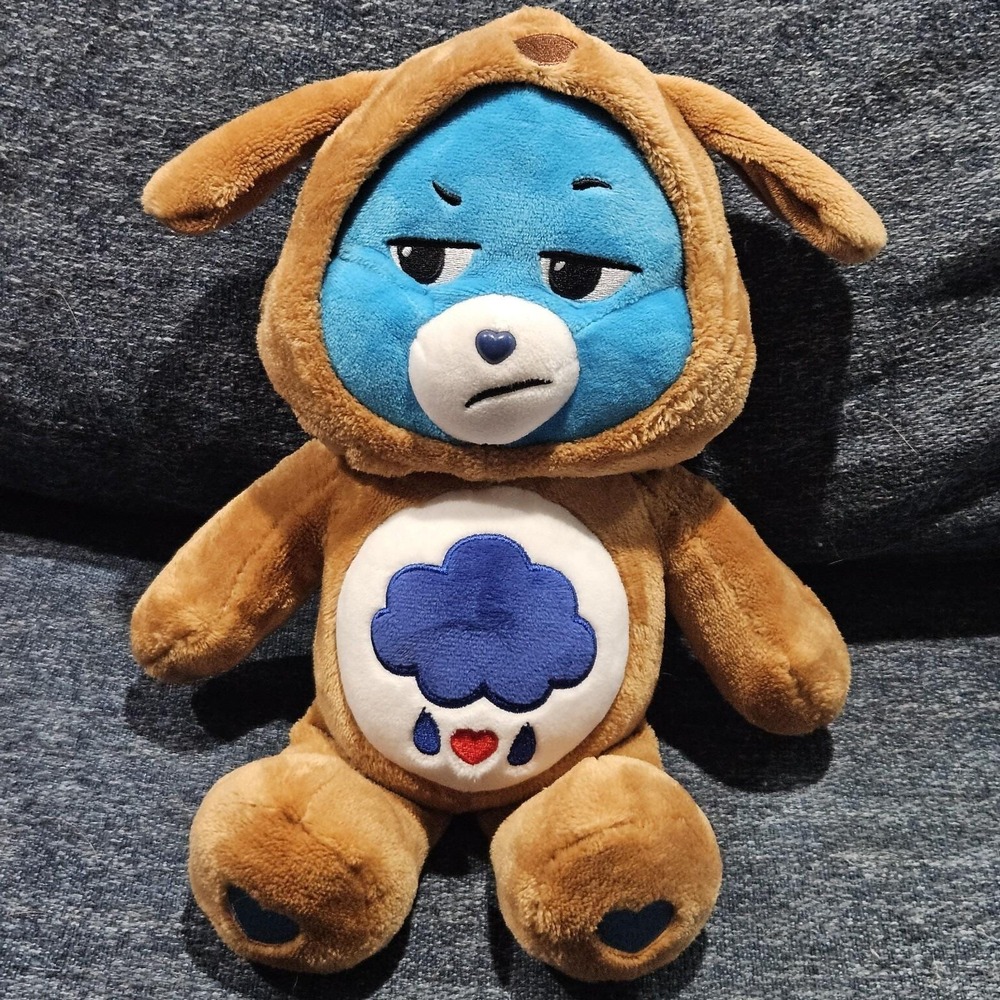 Care Bears Hoodie Friends Grumpy Bear Plush 2021 Puppy Dog Suit Rain Cloud 12"